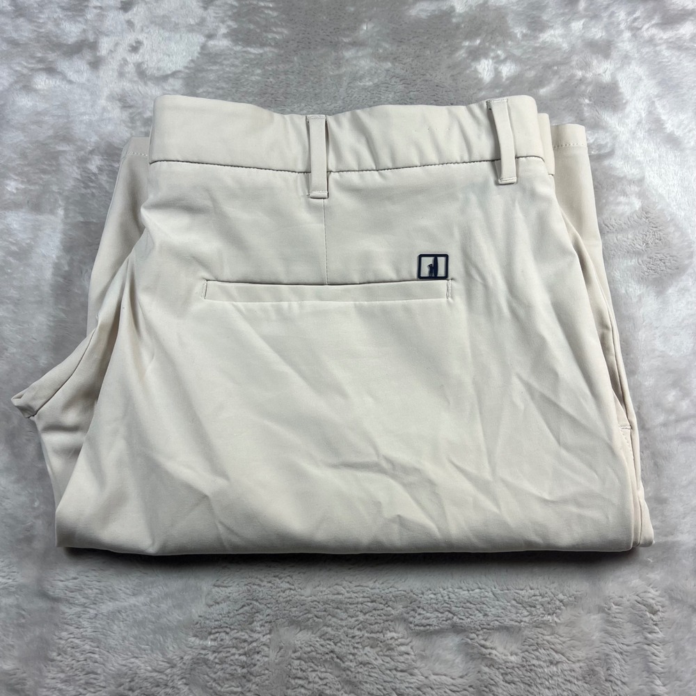 Johnnie-O Men's 40 Mulligan Performance Golf Shorts Stone Beige JMSH2260
